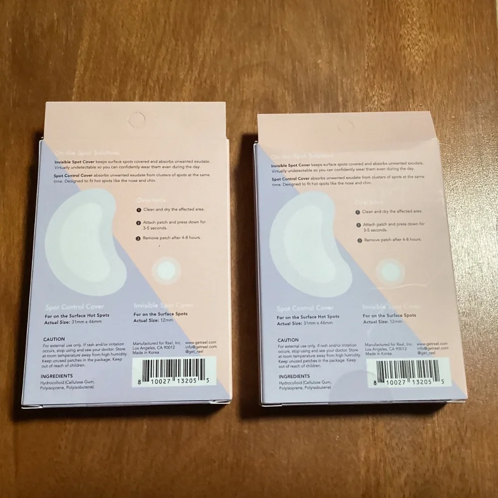 Rael Beauty Miracle Patch Duo Invisible Spot Cover Bundle New
